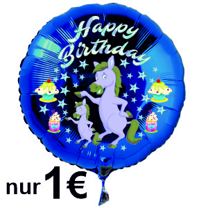1-Euro-Ballon-Happy-Birthday-Pferd-Geschenk-zum-Geburtstag